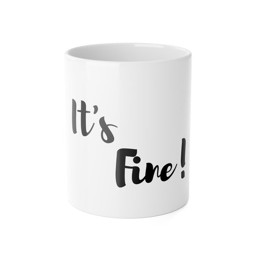 White Ceramic Mug, 11oz