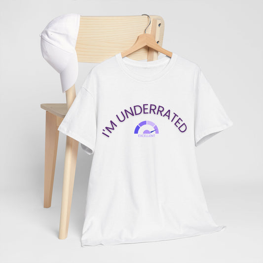 I'm underrated shirt unisex design two
