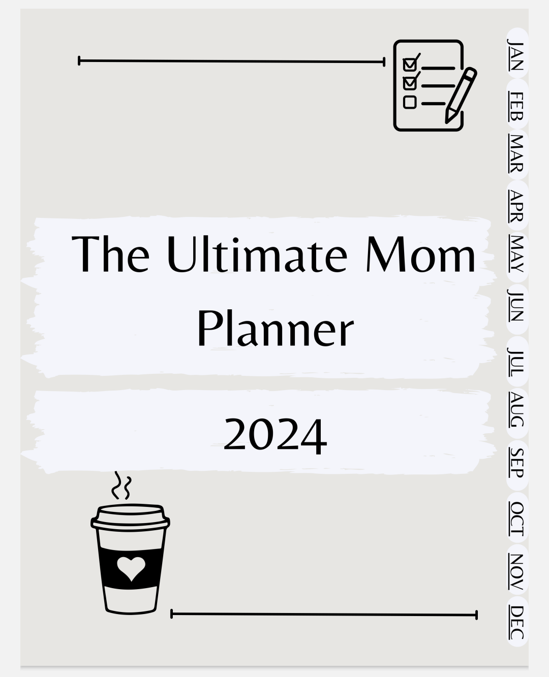 The Ultimate Digital Mom Planner 2024
