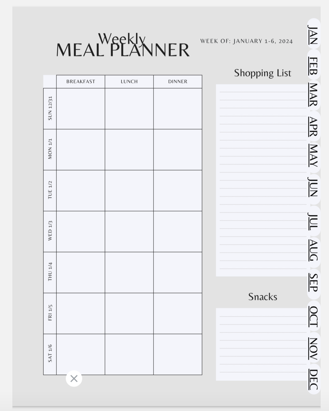 The Ultimate Digital Mom Planner 2024